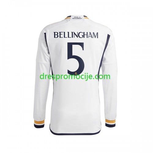 Real Madrid Jude Bellingham 5 Dres Domaći 2023/2024 Dugim Rukavima Real Madrid Jude Bellingham 5 Dres Domaći 2023/2024 Dugim Rukavima